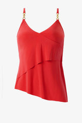 Magicsuit Chain Link Eliza Tankini Top Ginger | Miraclesuit
