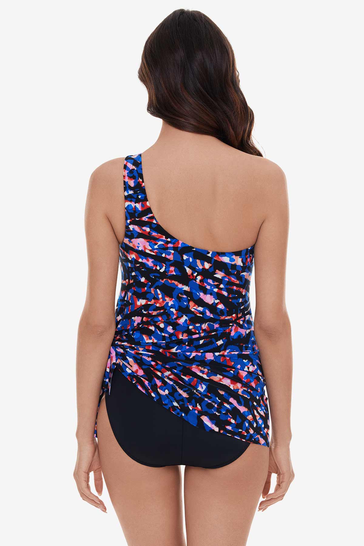 Burano Amal Swim Dress Black/Multi | Miraclesuit
