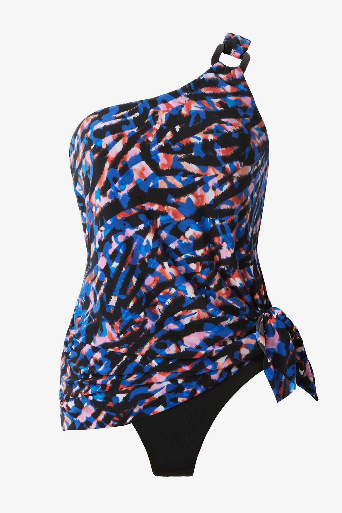 Burano Amal Swim Dress Black/Multi | Miraclesuit