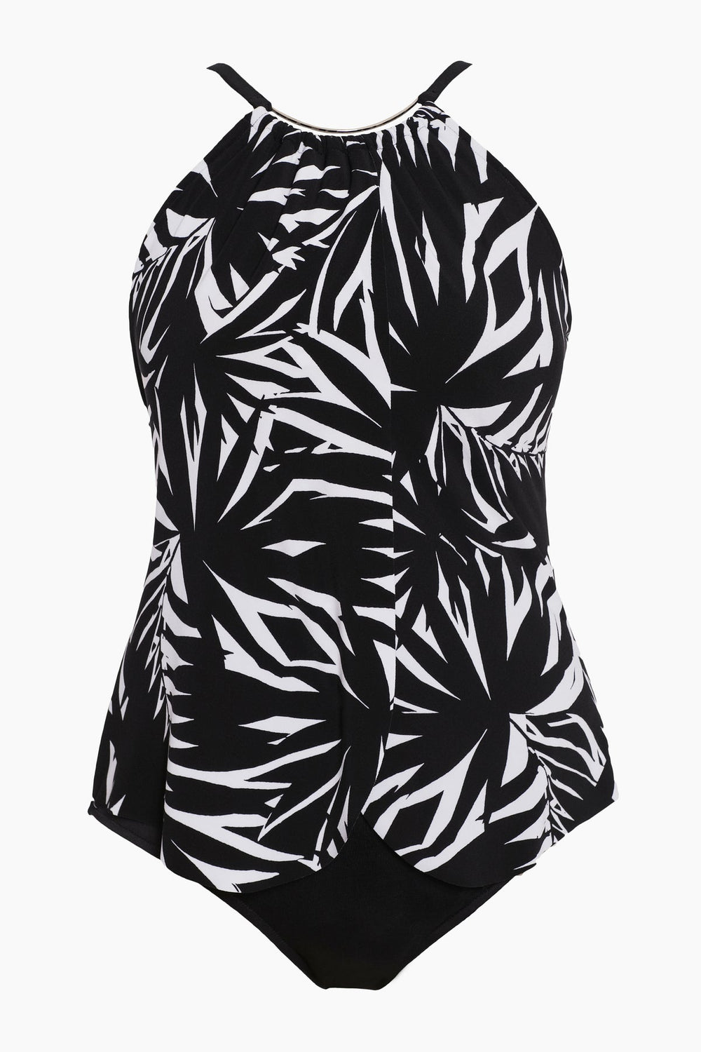 Magicsuit Chicly Shaded Jill One Piece Swimsuit Black/White | Miraclesuit