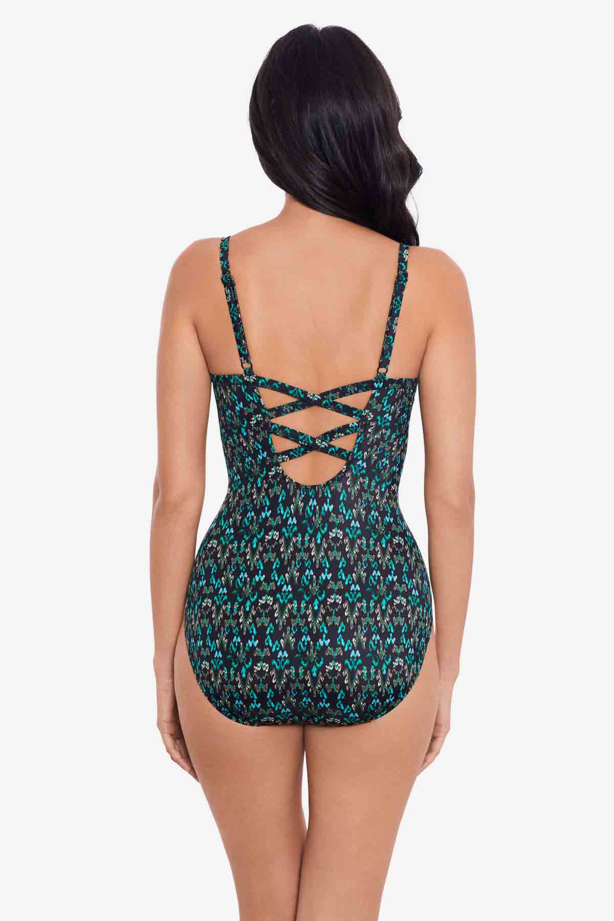 Bijoux Captivate One Piece Swimsuit Black/Multi | Miraclesuit