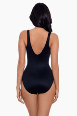 Network News Vive One Piece Swimsuit Black | Miraclesuit