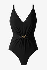 Magicsuit Chain Link Gianna One Piece Swimsuit Black | Miraclesuit