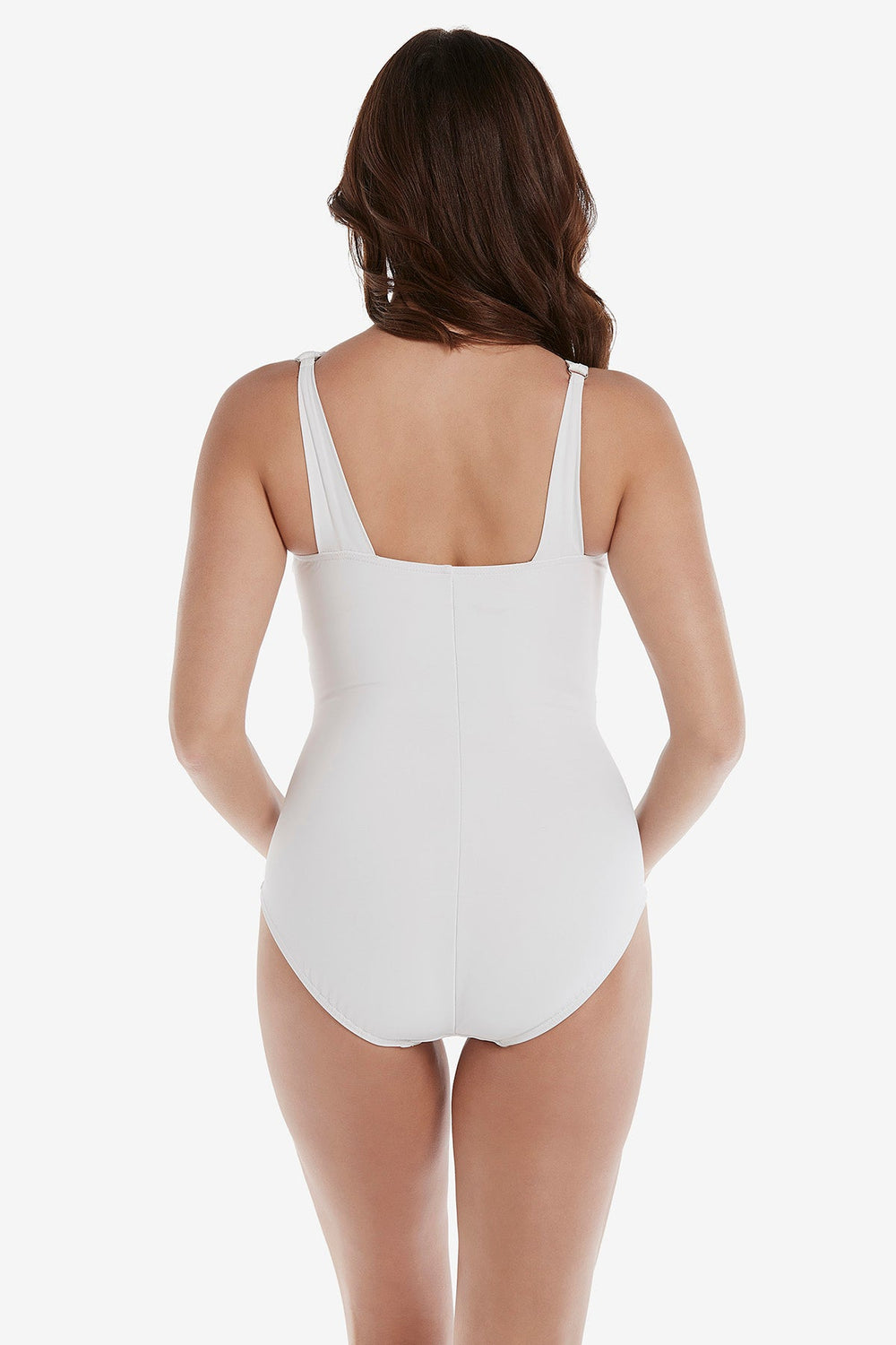 Illusionists Azura One Piece Swimsuit White | Miraclesuit