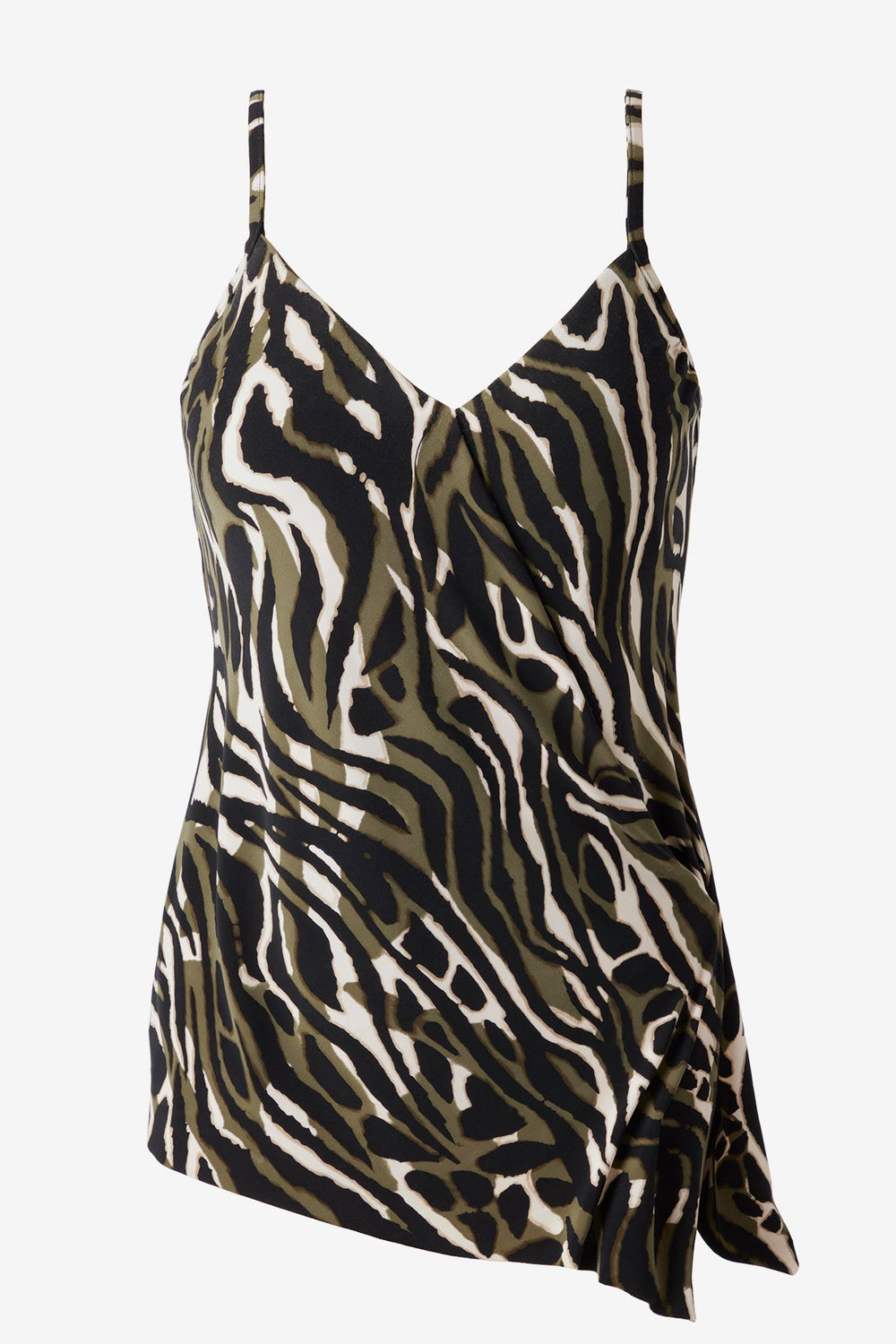 Magicsuit Safari Sands Alex Tankini Top Black/Multi | Miraclesuit