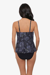 Magicsuit Shell Beach Chloe Tankini Top Black/Multi | Miraclesuit