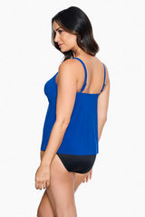 Razzle Dazzle Zing Underwire Tankini Azul | Miraclesuit