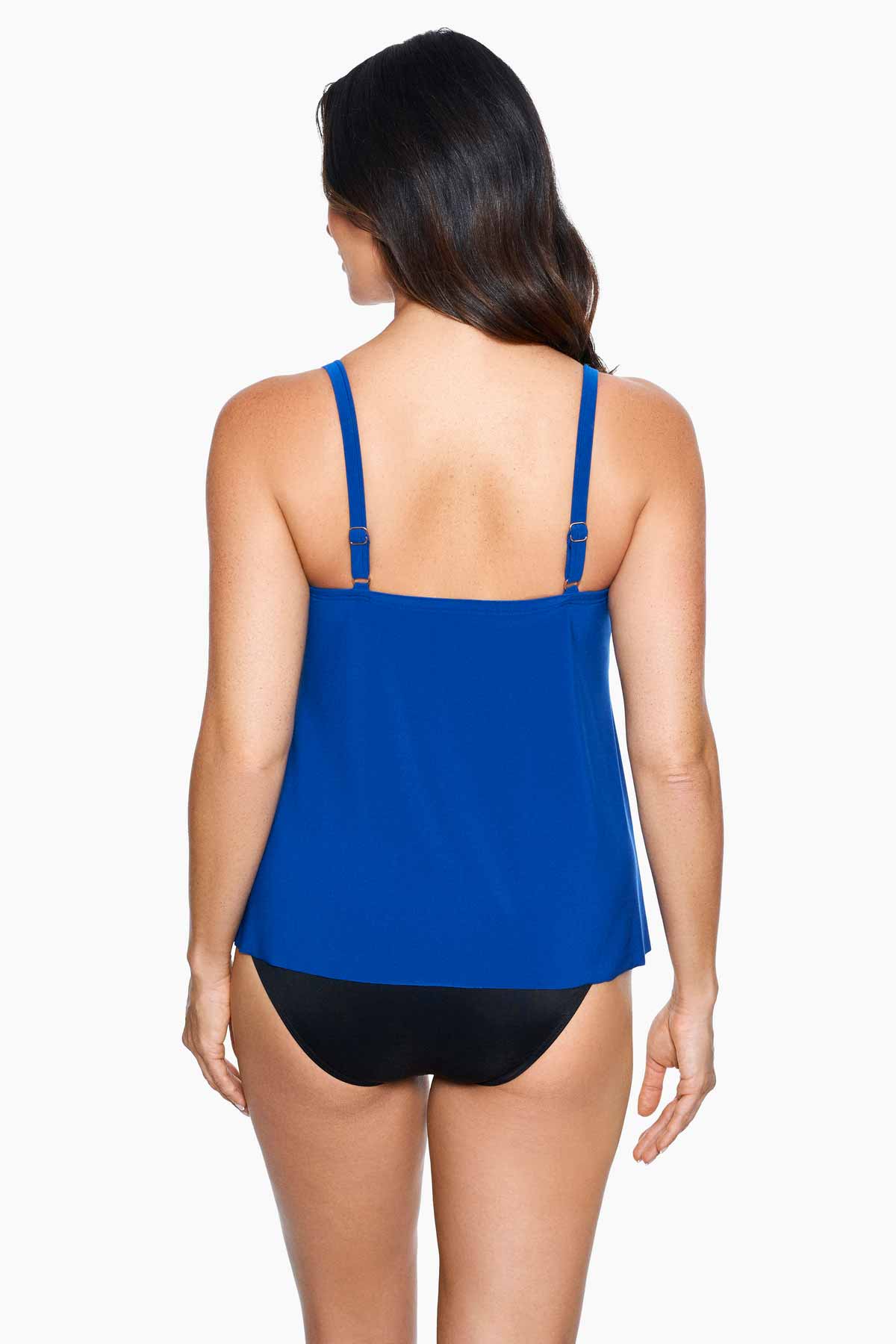 Razzle Dazzle Zing Underwire Tankini Azul | Miraclesuit