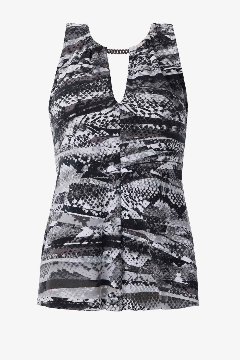 Magicsuit Za'Atar Chanae Tankini Top Black/Grey | Miraclesuit