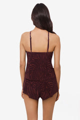 Magicsuit Zabra Goldie One Piece Romper Swimsuit Brown/Multi | Miraclesuit