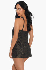 Magicsuit Xantu Beverly One Piece Swimsuit Black/Brown | Miraclesuit