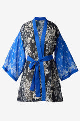 Talavera Kimono Swim Cover Up Midnight/White | Miraclesuit
