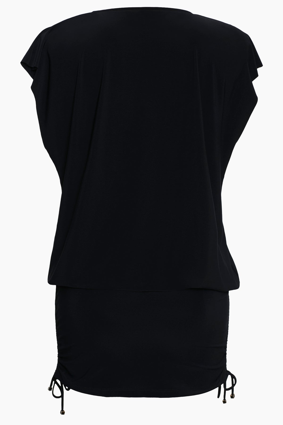 Magicsuit Shirred Beach Dress Swim Cover Up Black | Miraclesuit
