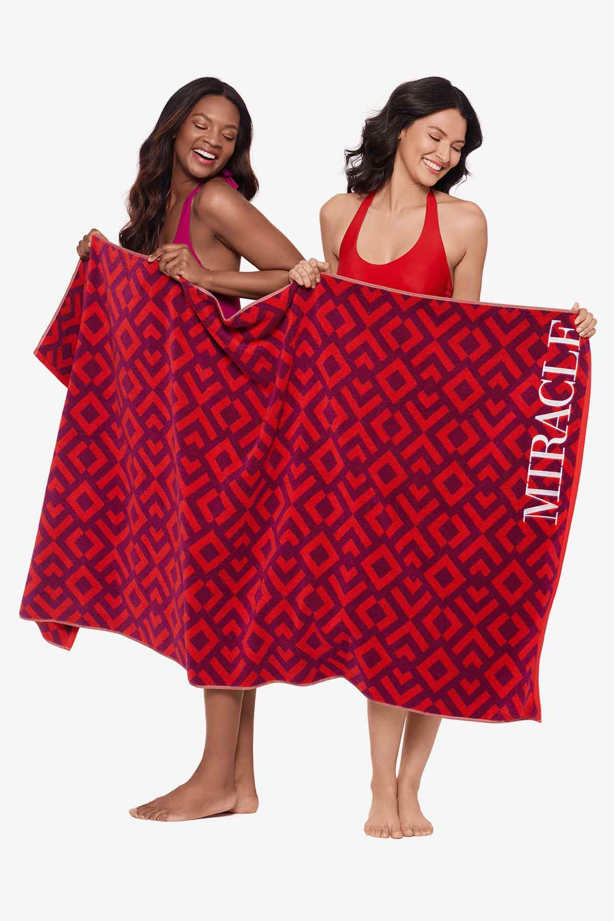 Beach Towel Geo Black/White | Miraclesuit