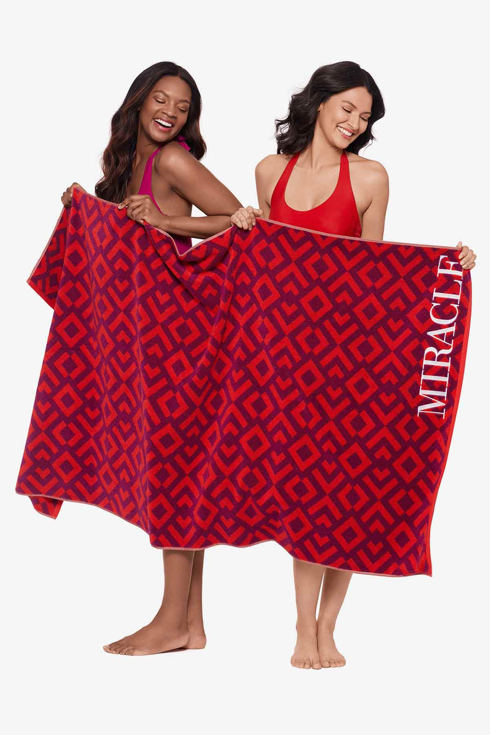 Beach Towel Geo Black/White | Miraclesuit