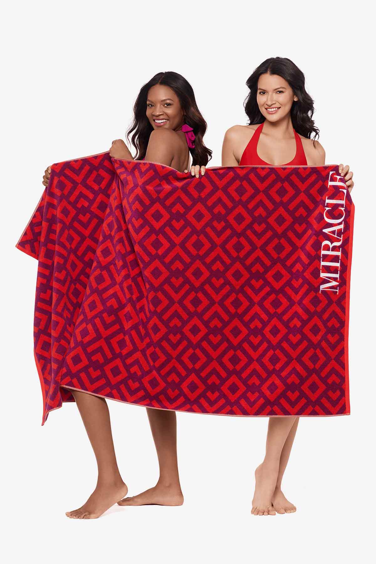 Beach Towel Geo Black/White | Miraclesuit