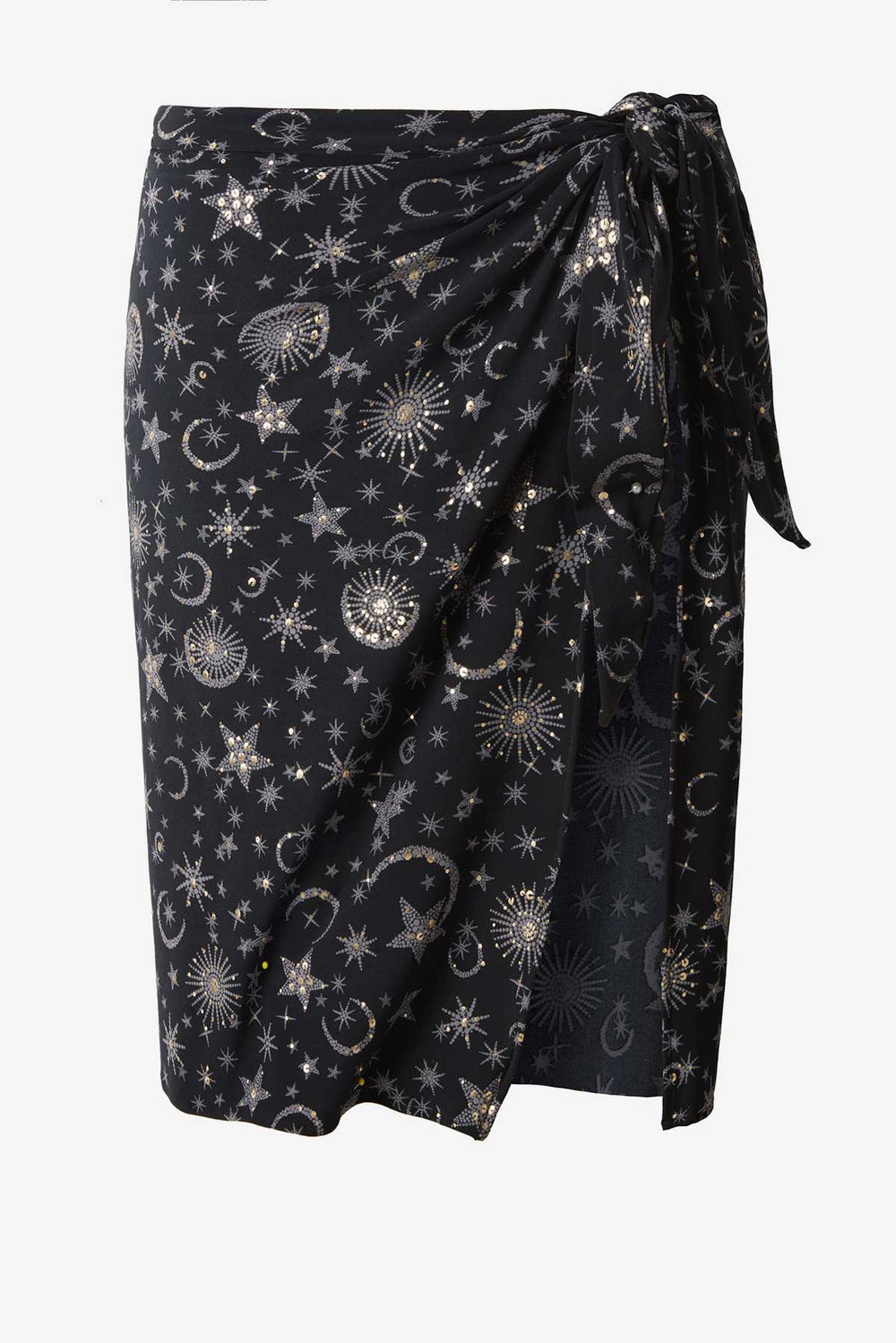 Sarong Cover Up in Lucky Stars Black/Gold | Miraclesuit