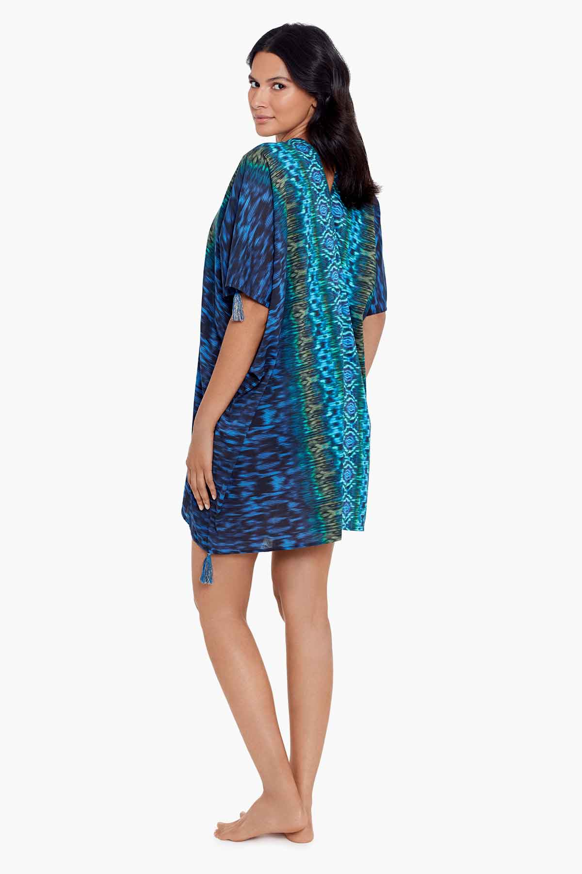 Alhambra Caftan Cover Up Blue/Multi | Miraclesuit