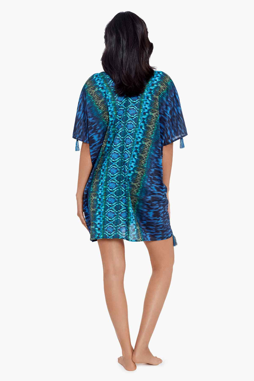 Alhambra Caftan Cover Up Blue/Multi | Miraclesuit