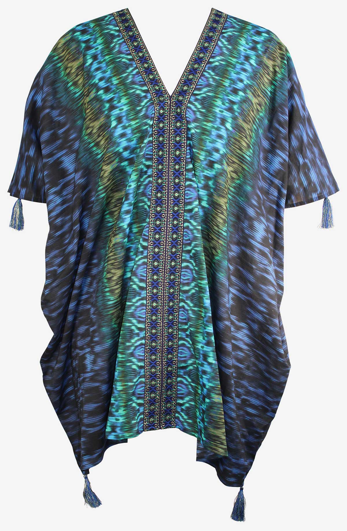 Alhambra Caftan Cover Up Blue/Multi | Miraclesuit