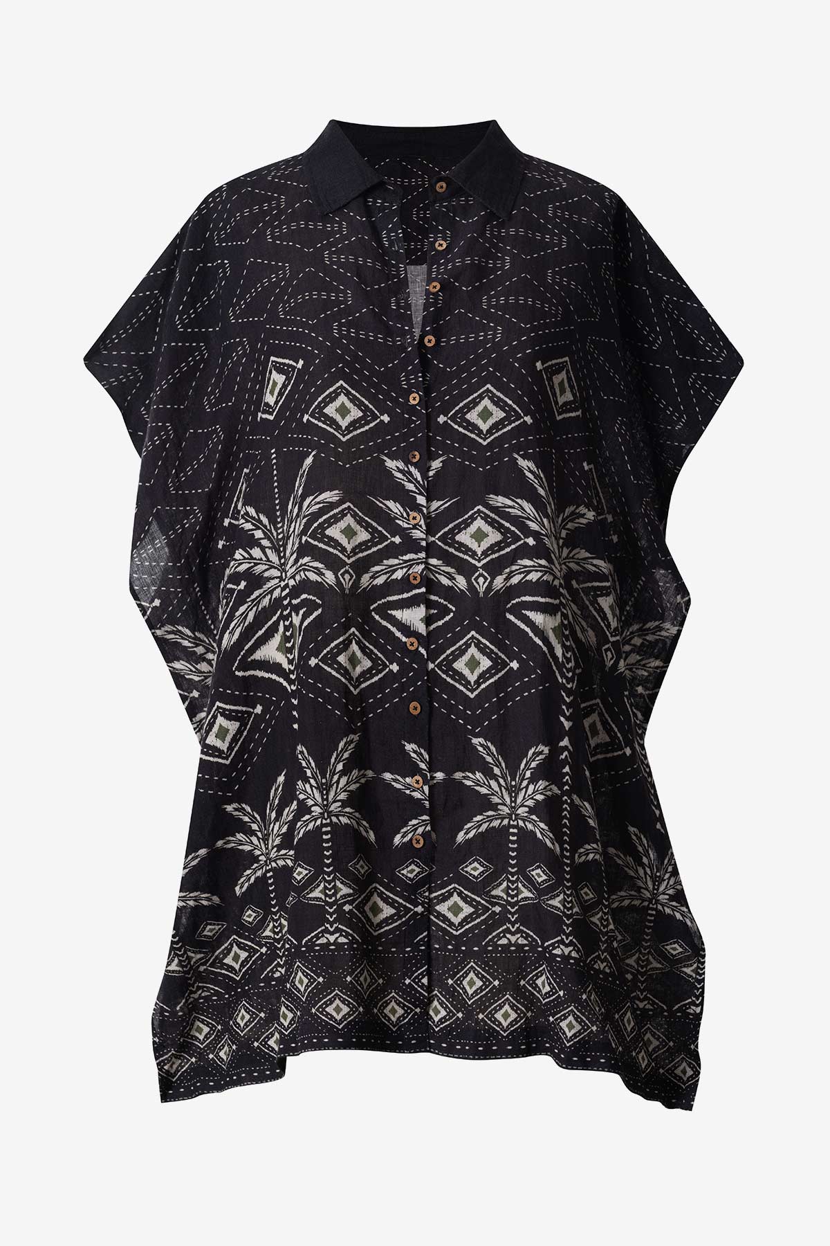 Beach Shirt Cover Up in Perla Palma Perla Palma | Miraclesuit