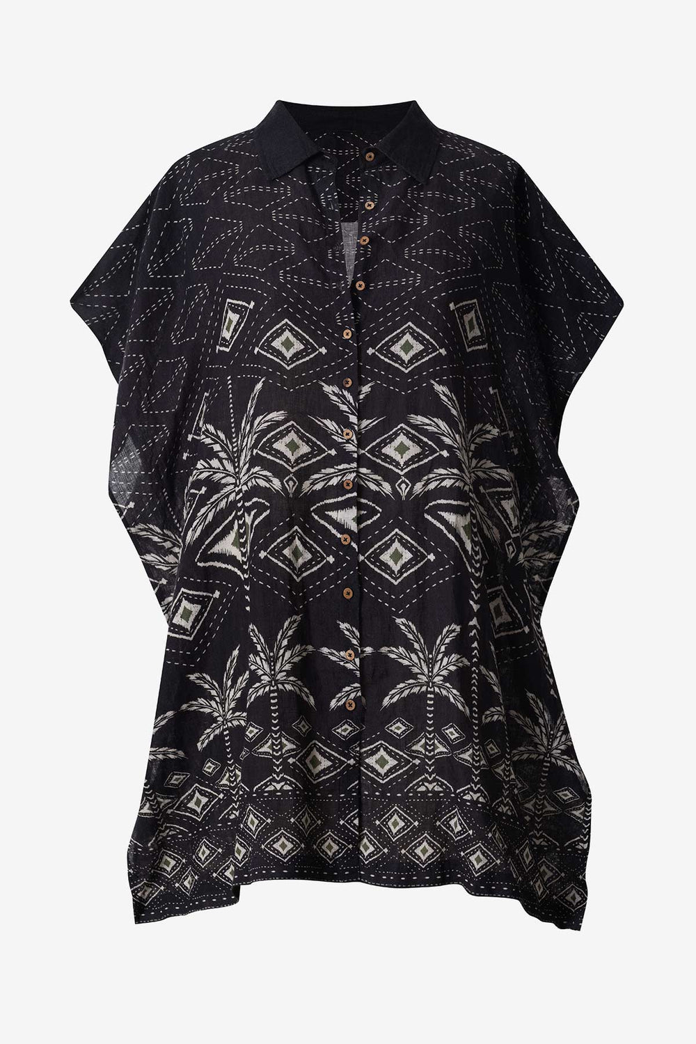 Beach Shirt Cover Up in Perla Palma Perla Palma | Miraclesuit