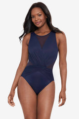 Illusionists Palma One Piece Swimsuit Midnight | Miraclesuit