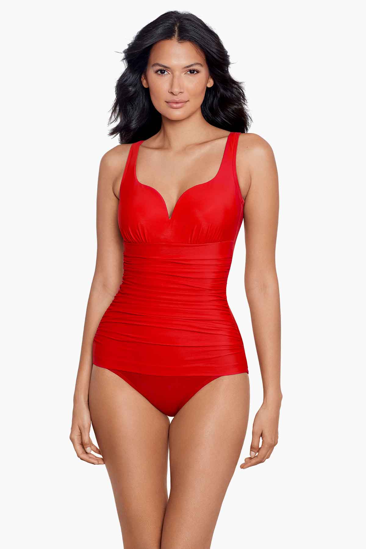 Rock Solid Cherie One Piece Swimsuit Cayenne | Miraclesuit