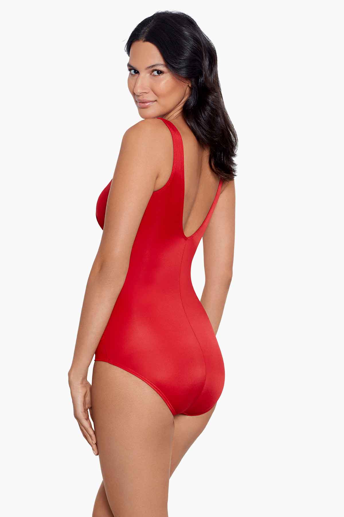 Rock Solid Cherie One Piece Swimsuit Cayenne | Miraclesuit