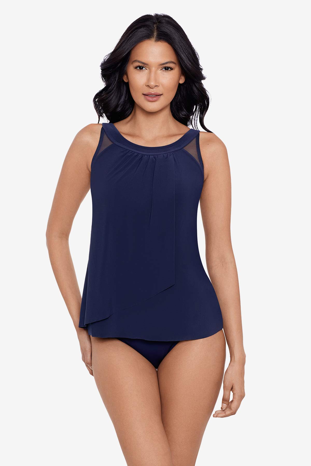 DD-Cup Ursula Tankini Top Black | Miraclesuit