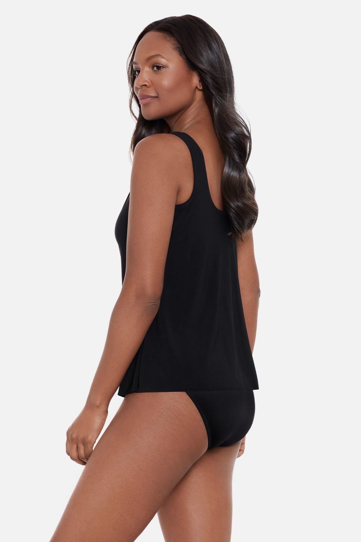 DD-Cup Ursula Tankini Top Black | Miraclesuit