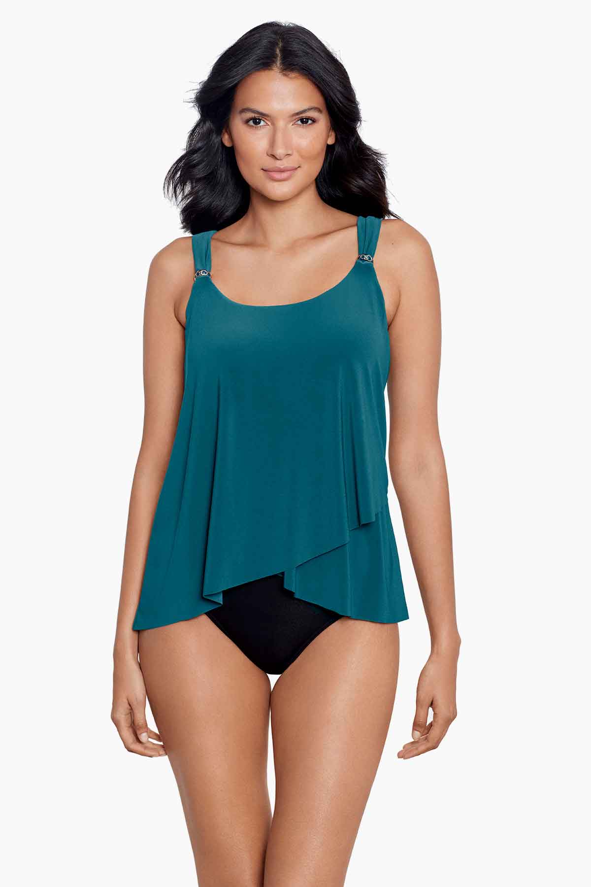 DD-Cup Dazzle Tankini Top Framboise | Miraclesuit