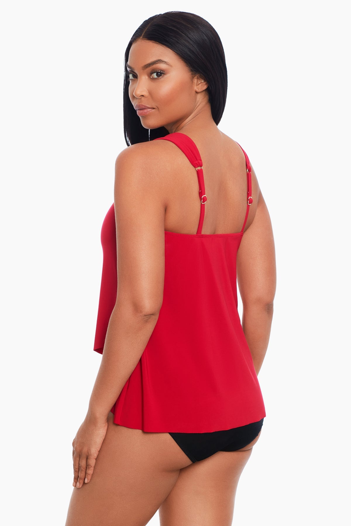DD-Cup Dazzle Tankini Top Framboise | Miraclesuit