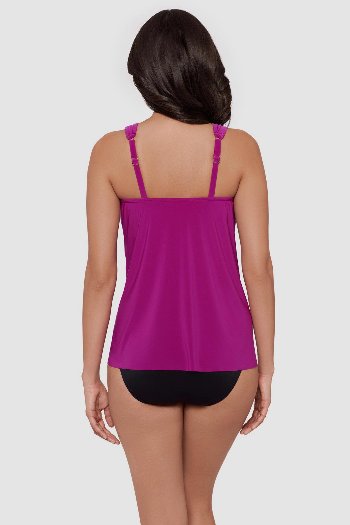 DD-Cup Dazzle Tankini Top Framboise | Miraclesuit