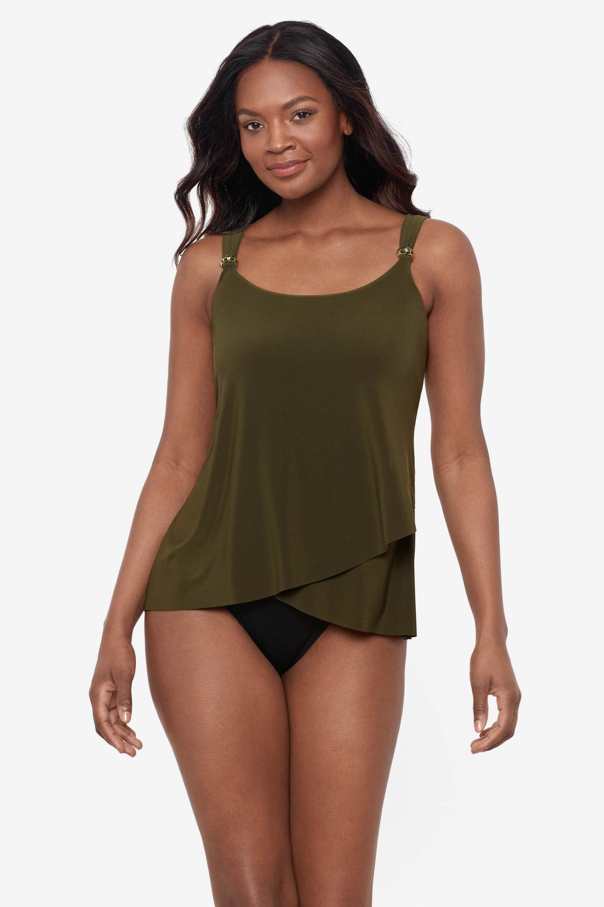 DD-Cup Dazzle Tankini Top Framboise | Miraclesuit
