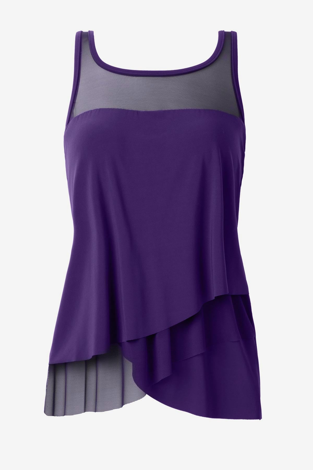 DD-Cup Mirage Tankini Top Mulberry | Miraclesuit