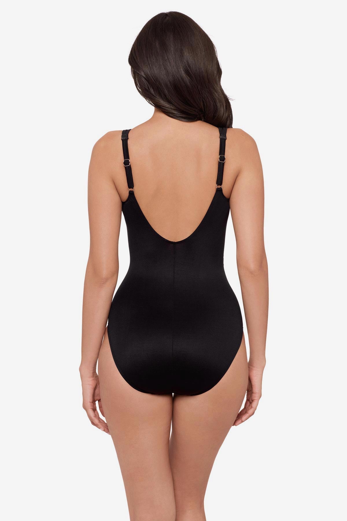 DDD-Cup Sanibel One Piece in Ombra Fiore Black/Multi | Miraclesuit