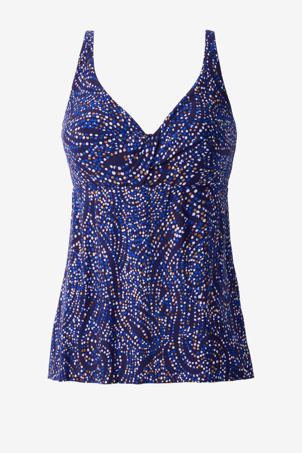 Spotlight Ayla Tankini Top Plum/Multi | Miraclesuit