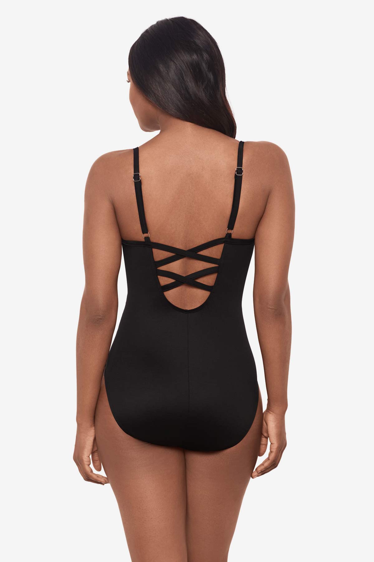 Paka Mayan Temptation One Piece Swimsuit Blue/Black | Miraclesuit