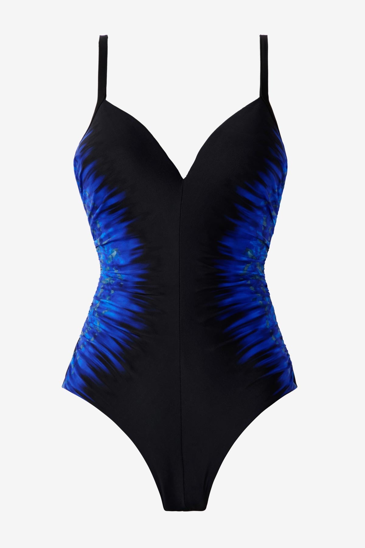 Paka Mayan Temptation One Piece Swimsuit Blue/Black | Miraclesuit