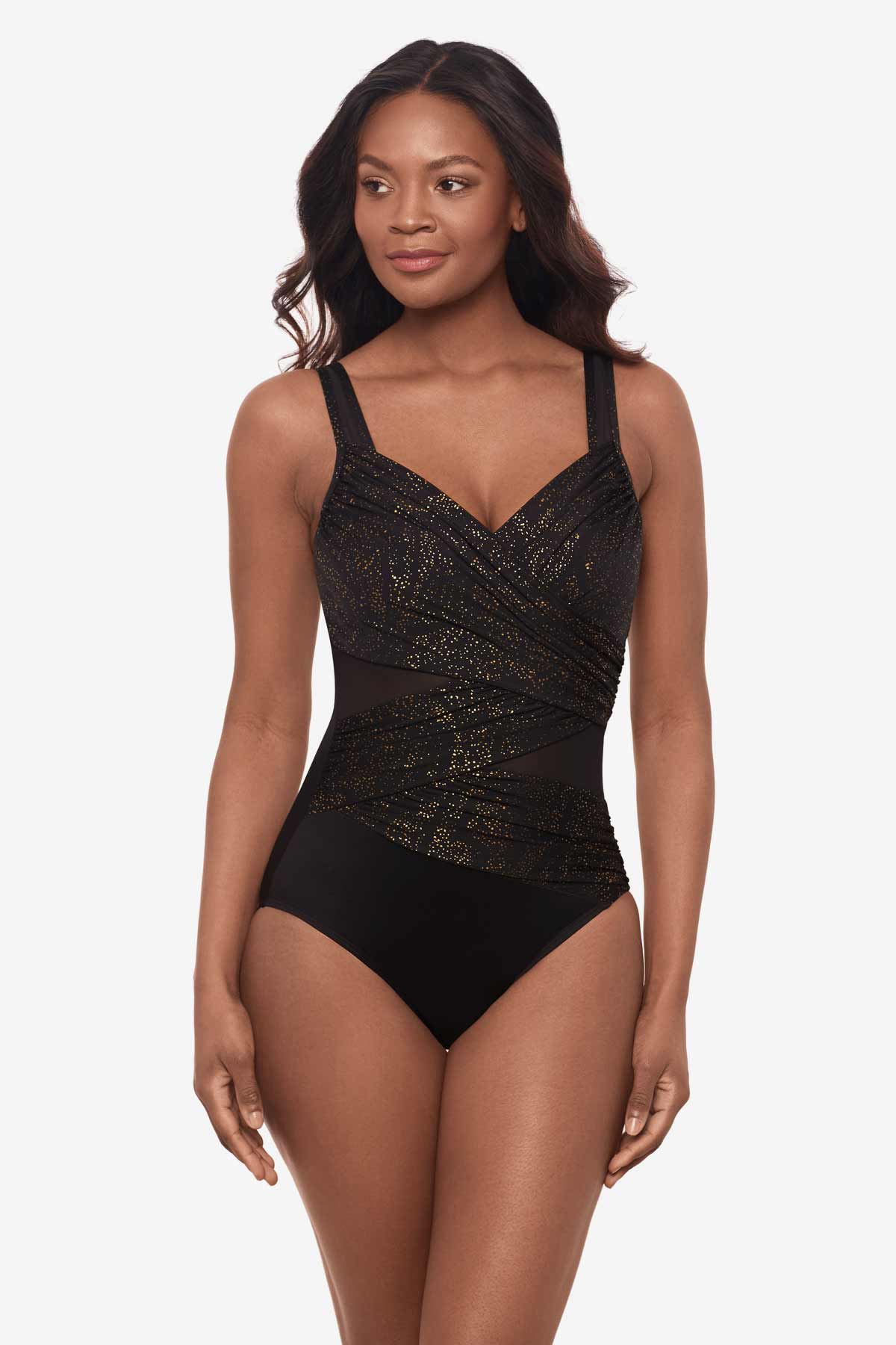 Brillante Madero One Piece Swimsuit Black | Miraclesuit