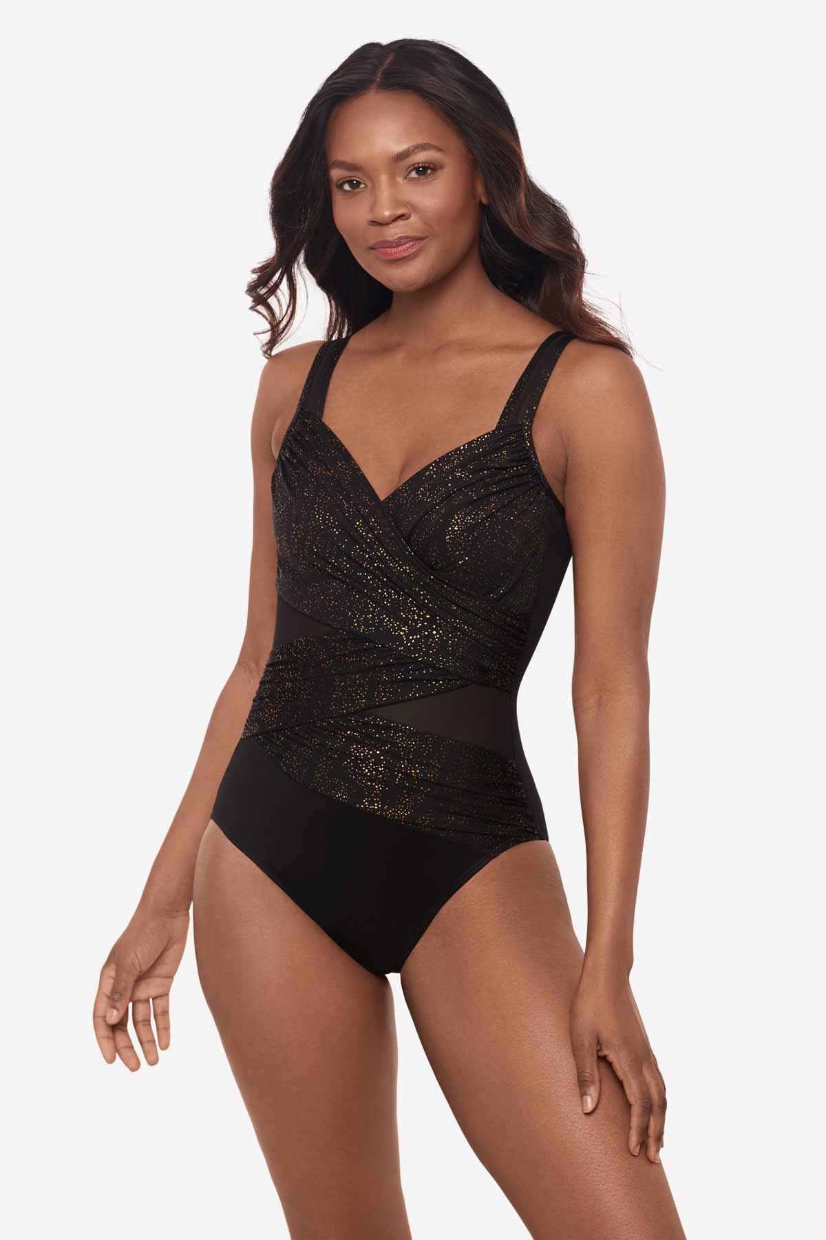 Brillante Madero One Piece Swimsuit Black | Miraclesuit
