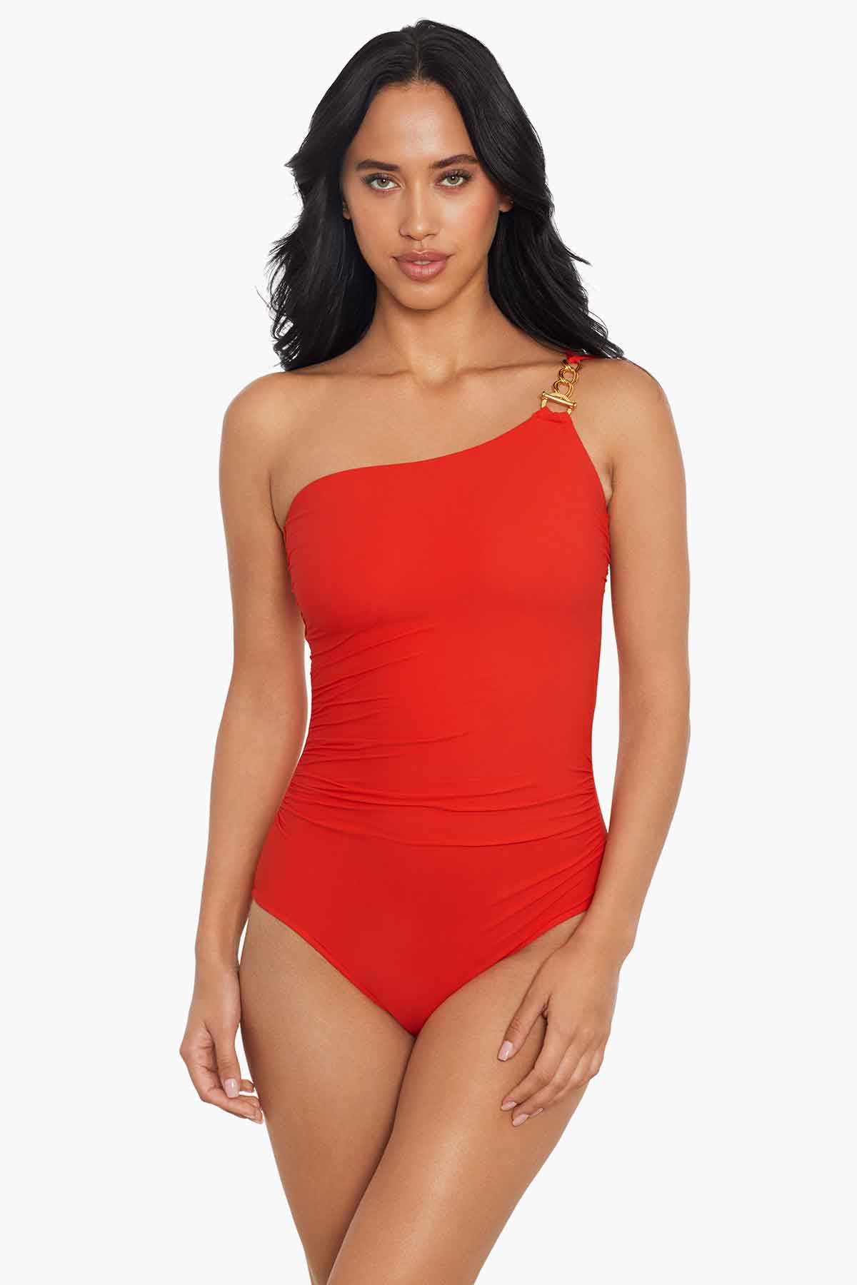 Magicsuit Hyper Link Charlize One Piece Swimsuit Persimmon | Miraclesuit