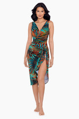 Tamara Tigre Long Sarong Swim Cover Up Multi | Miraclesuit
