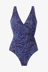 Spotlight Oceanus One Piece Swimsuit DD-Cup Plum/Multi | Miraclesuit