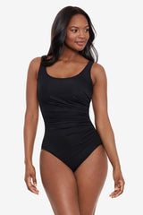 Sideswipe One Piece Swimsuit DD-Cup Black | Miraclesuit