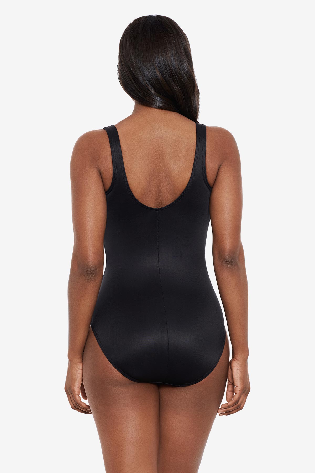 Sideswipe One Piece Swimsuit DD-Cup Black | Miraclesuit