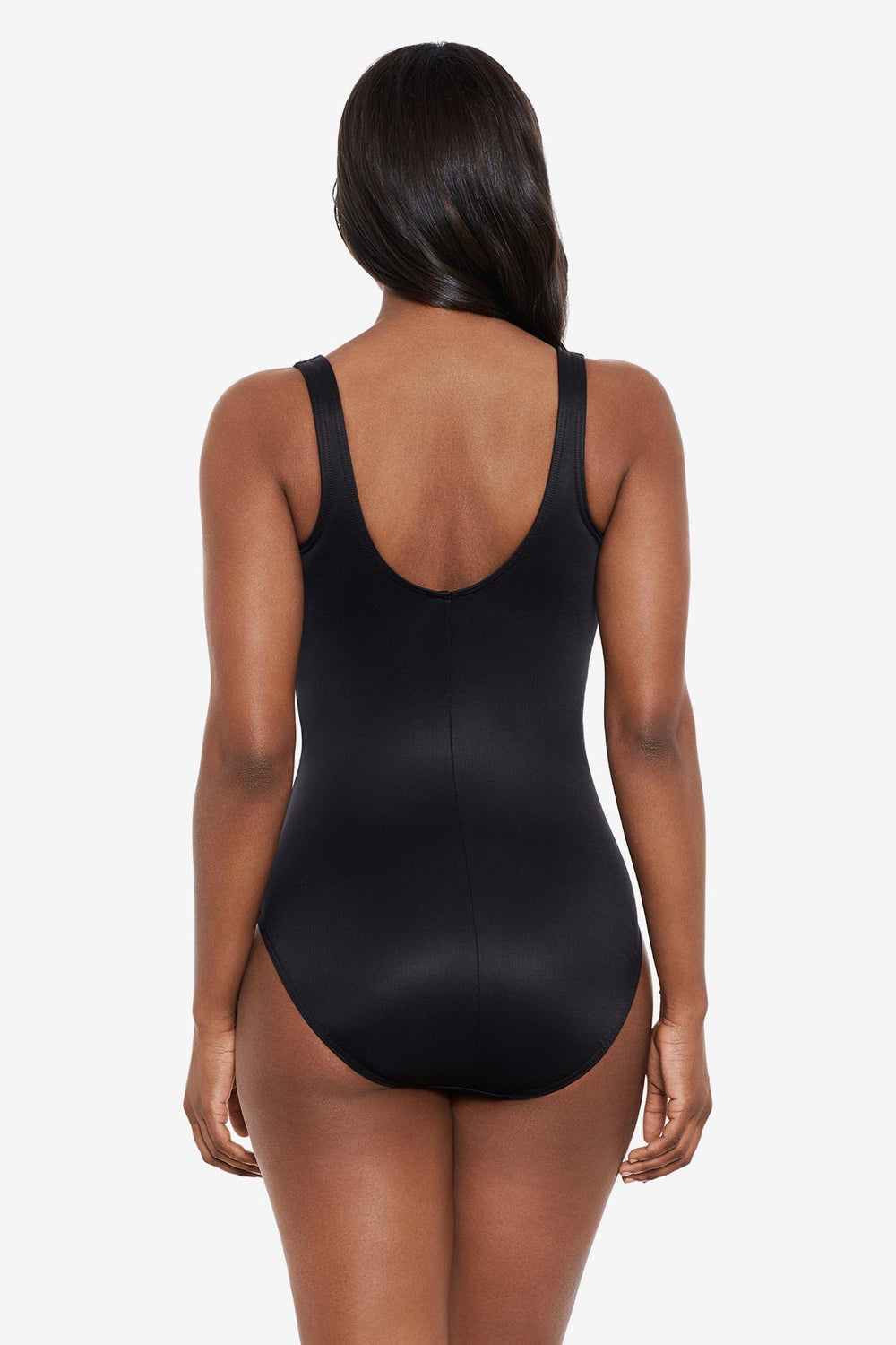 Sideswipe One Piece Swimsuit DD-Cup Black | Miraclesuit