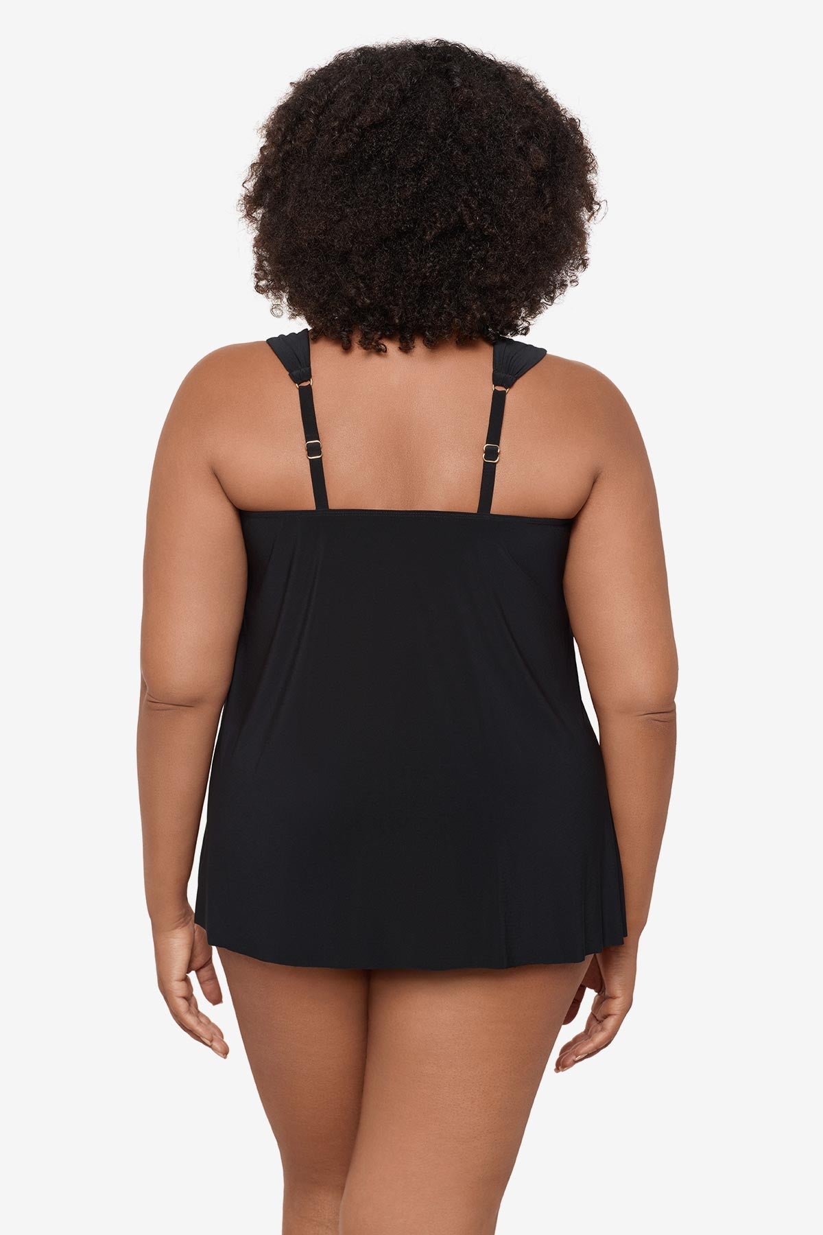 Plus Size Dazzle Tankini Top Cayenne | Miraclesuit