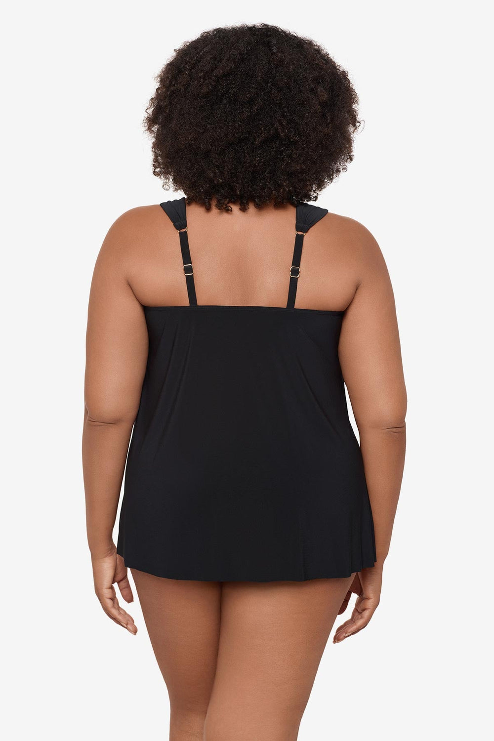 Plus Size Dazzle Tankini Top Cayenne | Miraclesuit